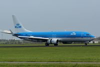 PH-BXE @ EHAM - Just after landing on the Polderbaan at Schiphol - by Jan Bekker