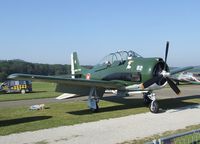 F-AZKG @ EDST - North American T-28A Fennec at the 2011 Hahnweide Fly-in, Kirchheim unter Teck airfield - by Ingo Warnecke