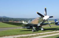 F-AZJS @ EDST - Supermarine Spitfire PR XIX at the 2011 Hahnweide Fly-in, Kirchheim unter Teck airfield - by Ingo Warnecke
