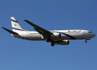4X-EKB @ LFML - Landing rwy 31R - by Shunn311