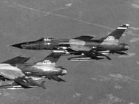 61-0050 @ RIC - Virginia Air national Guard F-105D 61-0050 en route to Fort Bragg, NC for a live ordnance demo. - by Robert Flournoy VaANG photographer