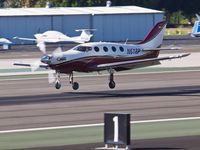 N618P @ KSMO - N618P arriving on RWY 21 - by Torsten Hoff