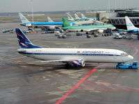 VP-BAO @ EHAM - Pushback for take off from Schiphol Airport - by Willem Goebel