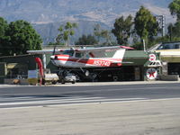 N5374Q @ SZP - 1972 Cessna 150L, Continental O-200 100 Hp, landing Rwy 22 - by Doug Robertson
