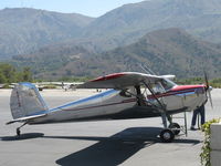 N4179N @ SZP - 1947 Cessna 140, Continental C85 85 Hp, refueling - by Doug Robertson