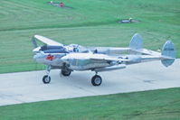 N9005R @ KDPA - Taxiing by the control tower after landing