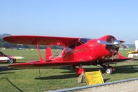 N69H @ EDST - Beechcraft D17S Staggerwing at the 2011 Hahnweide Fly-in, Kirchheim unter Teck airfield - by Ingo Warnecke