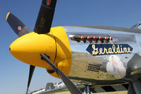 N5500S @ OSH - Nose Art on Mustang at 2011 Oshkosh - by Terry Fletcher