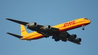 N803DH @ MCO - DHL DC-8-73 - by Florida Metal