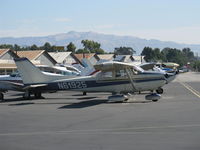N61925 @ SZP - 1975 Cessna 172M SKYHAWK, Lycoming O-320-E2D 150 Hp, wing Micro vortex generators - by Doug Robertson