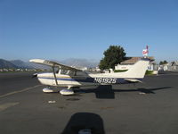 N61925 @ SZP - 1975 Cessna 172M SKYHAWK, Lycoming O-320-E2D 150 Hp, wing Micro vortex generators - by Doug Robertson