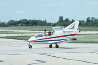 N210LL @ KUGN - Rolling out after landing - by Glenn E. Chatfield