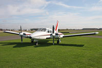 G-FBPL @ EGBR - Piper PA-34-200 Seneca at Breighton Airfield's Helicopter Fly-In, September 2011. - by Malcolm Clarke