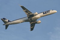 SP-LNA @ EBBR - Flight LO232 is climbing from RWY 07R - by Daniel Vanderauwera
