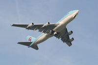 HL7601 @ EBBR - Flight KE595 is climbing from RWY 07R