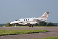 N278AP @ EGSH - Lined up on the runway. - by Graham Reeve