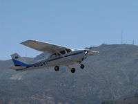 N918VT @ SZP - 1982 Cessna 172P SKYHAWK, Lycoming O-320-D2J 160 Hp, takeoff climb Rwy 22 - by Doug Robertson