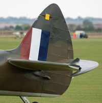 G-CCCA @ EGSU - CLOSE UP OF THE FIN