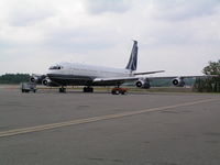 N88ZL @ MHT - N88ZL, ex Lufthansa D-ABUF Boeing 707-330C on the Wiggins ramp at MHT - by John Newall