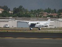 N767CL @ POC - Rolling out after landing - by Helicopterfriend