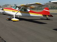 N4319B @ POC - On dispaly north of Norm's Cafe - by Helicopterfriend
