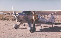 N39039 - All metal with ceconite covered wings pictured here on the desert near Tucson Arizona in 1974. - by Mel Kessler