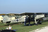 G-STCH @ EDST - Fieseler Fi 156A-1 Storch at the 2011 Hahnweide Fly-in, Kirchheim unter Teck airfield - by Ingo Warnecke