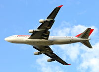 EC-KSM @ LIPE - Nice view in bologna 747/400 serving Pullmantur Air
departing from Bologna RWY31 - by Brandolino Alessandro