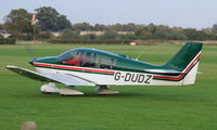 G-DUDZ @ EGTH - 1. G-DUDZ departing the glorious Shuttleworth Uncovered Air Display, September 2011