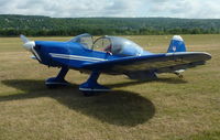 F-PRDU - avion bois et toile - by jacky larue