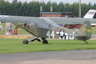 G-BILI @ EGLM - G-BILI (454467), 1948 Piper J3C-65, c/n: 13207
at White Waltham - by Terry Fletcher