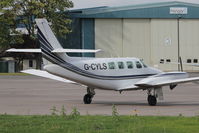 G-CYLS @ EGTK - 1982 Cessna CESSNA T303, c/n: T303-00005 at Oxford - by Terry Fletcher