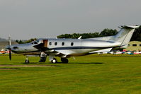 M-ERIL @ EGLD - 2010 Pilatus PC-12/47E, c/n: 1240 at Denham - by Terry Fletcher
