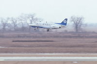 N62 @ KDPA - Flight checking runway 10 ILS.

The aircraft was sold by the FAA to the U.S. Marshall service in the early 1990s. - by Glenn E. Chatfield