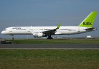 YL-BDB @ LFPG - one of two Seven-Five operated by BT, Delta-Bravo was deployed to CDG to collect the passengers of both the 733 and Dash 8-400Q
