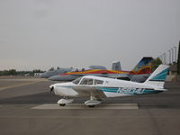 N5834U @ RDD - At Redding Air Show 2011 next to a Canadian Hornet and a USAF Warthog. - by Tom Bowers