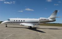 N197HF @ KAXN - IAI Gulfstream G150 on the ramp. - by Kreg Anderson