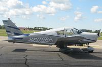 N913BH @ KAXN - Piper PA-28-140 Cherokee at the fuel pump. - by Kreg Anderson