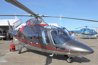 G-SGRP @ EGSU - Newly delivered Agusta AW109SP at 2011 Helitech at Duxford - by Terry Fletcher