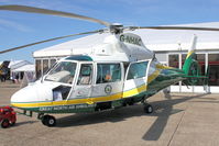 G-NHAC @ EGSU - At 2011 Helitech at Duxford - by Terry Fletcher
