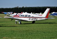G-AYPU @ EGLM - 1970 Piper Cherokee Arrow at White Waltham - by moxy