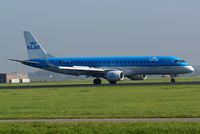 PH-EZL @ EHAM - Just after landing on the Polderbaan at Schiphol - by Jan Bekker