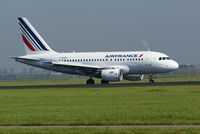 F-GUGK @ EHAM - Just after landing on the Polderbaan at Schiphol - by Jan Bekker