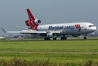 PH-MCR @ EHAM - Just after landing on the Polderbaan at Schiphol - by Jan Bekker