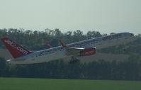 G-LSAK @ LOWW - Jet2 Boeing 757 with Rak Airways Sticker - by Thomas Ranner