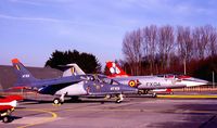 AT23 @ EBBE - 1997.FX-04 preserved.FA-115 special colors 350 squadron.