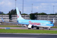 G-FDZB @ EGCC - Thomson - by Chris Hall