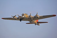 N93012 @ EEN - B-17G Flying Fortress Nine O Nine (Collings Foundation - Wings of Freedom) Taking off on runway 20, Dillant-Hopkins Airport, Keene, NH - by Ron Yantiss