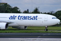 C-GCTS @ EGCC - Air Transat - by Chris Hall