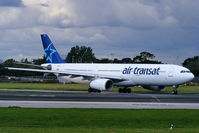 C-GCTS @ EGCC - Air Transat - by Chris Hall